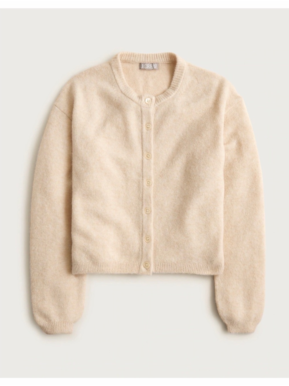 J.CREW Supersoft Bubble Hem Cardigan
